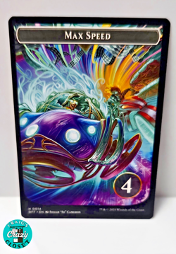 Start Your Engines! / Max Speed 14 MTG Doubled-Sided Token Aetherdrift New NM - Image 2