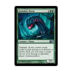 WOTC MtG M13 Duskdale Wurm (U) (x4) NM - Image 1