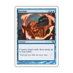 WOTC MtG 9th Ed Rewind (U) (Foil) NM - Image 1