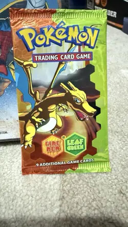 2004 Pokemon EX Fire Red Leaf Green Booster Pack Charizard Pack Art - Image 1