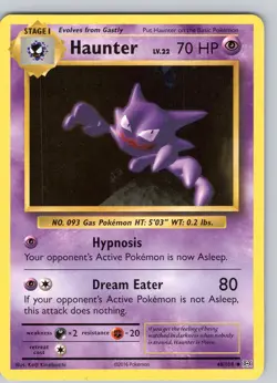 Pokemon TCG Haunter XY Evolutions 48/108 Regular Uncommon Card LP-NM - Image 1