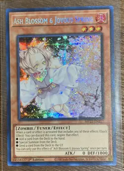 Yugioh TCG Ash Blossom & Joyous Spring MP22-EN257 2022 Tin of the Pharaoh's Gods - Image 1
