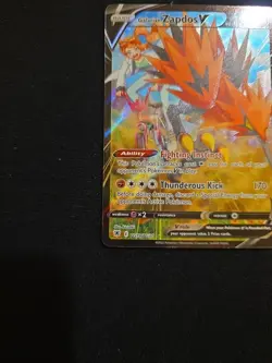Pokemon Card Galarian Zapdos V TG19/TG30 Ultra Rare Astral Radiance Near Mint - Image 5