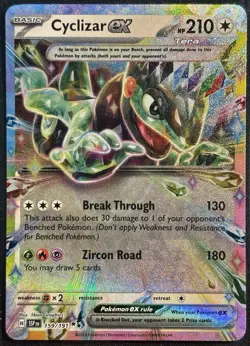 Cyclizar EX 159/191 - Double Rare Surging Sparks Pokemon TCG 2024 - NM Card - Image 1