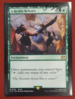 R 0196 A Realm Reborn NM Rare FFXIV Final Fantasy MTG Card - Image 1