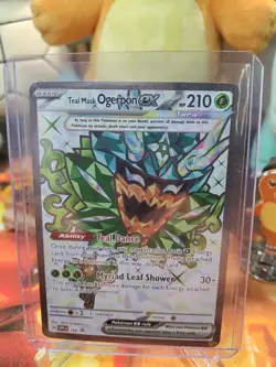Teal Mask Ogerpon ex 166 Sv: Scarlet & Violet Promo Cards Holo - Image 1