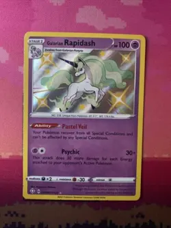 Pokemon Card Galarian Rapidash Shiny Vault SV048/SV122 Near Mint - Image 1