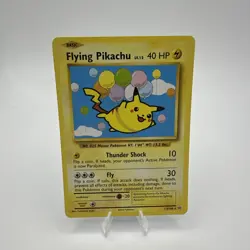 Pokemon TCG XY Evolutions: Flying Pikachu Secret Rare Card #110/108 - Image 3