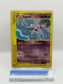 Espeon H9/H32 Aquapolis E-Series Holo Rare Vintage Pokemon Card - Image 1