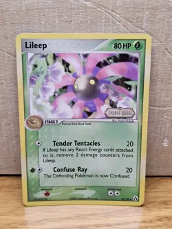 Lileep 56/92 Legend Maker Reverse Holo Stamped Pokemon Card TCG - Image 1
