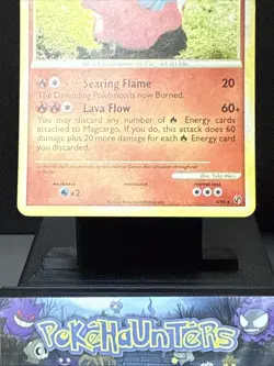 Pokemon Card Magcargo 6/90 HS Undaunted Holo Rare Yuka Morii Light Play - Image 3