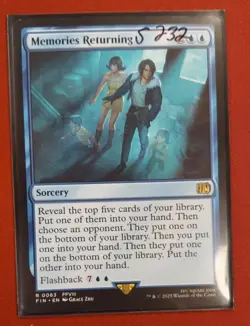 Memories Returning R0063 Final Fantasy MTG Magic the Gathering NM - Image 1