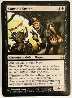 Auntie's Snitch -#57-MTG-Morningtide-Regular-LP - Image 1