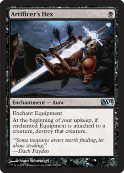 Artificer's Hex - Magic 2014 (M14) #85/249 MTG Magic The Gathering - Image 1