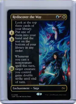 Rediscover the Way (388) Borderless Tarkir: Dragonstorm TDM MTG Magic - Image 1