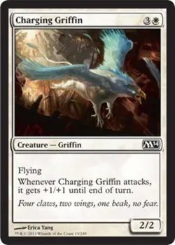 Charging Griffin - Magic 2014 (M14) #13/249 MTG Magic The Gathering - Image 1