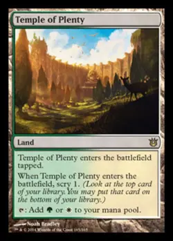 Temple of Plenty - Born of the Gods #165 MTG Magic The Gathering - Image 1