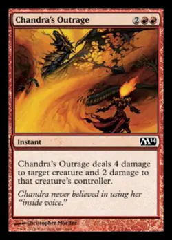 Chandra's Outrage - Magic 2014 (M14) #133/249 MTG Magic The Gathering - Image 1