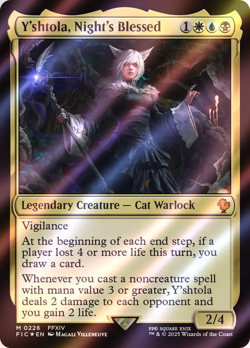 Y'shtola, Night's Blessed SURGE FOIL - Commander Final Fantasy FIC 226 EN NM MTG - Image 1