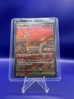 Mew ex SVP 053 Pokemon TCG Scarlet Violet 151 Black Star Promo Full Art SEALED - Image 1