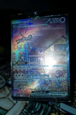 Mew ex SVP 053 Pokemon TCG Scarlet Violet 151 Black Star Promo Full Art SEALED - Image 3