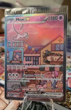 Mew ex SVP 053 Pokemon TCG Scarlet Violet 151 Black Star Promo Full Art SEALED - Image 4