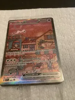 Mew ex SVP 053 Pokemon TCG Scarlet Violet 151 Black Star Promo Full Art SEALED - Image 1