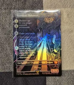 Summon: Bahamut - Borderless Foil - #356 - Final Fantasy - MTG - Image 1