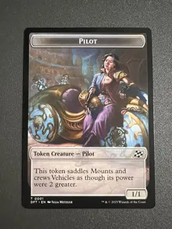 Zombie / Pilot - Double-Sided Token - Aetherdrift - MTG 0003 - Image 2