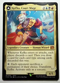 Kefka, Court Mage 0231 Regular Final Fantasy Magic The Gathering MTG - Image 1