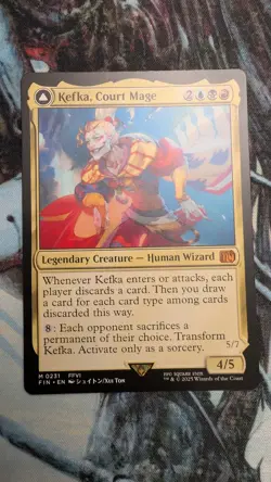 Kefka, Court Mage 0231 Regular Final Fantasy Magic The Gathering MTG - Image 1