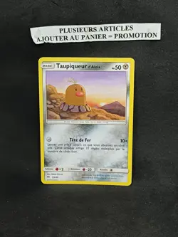 Carte Pokemon Taupiqueur d'Alola 33/40 Promo Mc Donald's 2019 Francais - Image 1