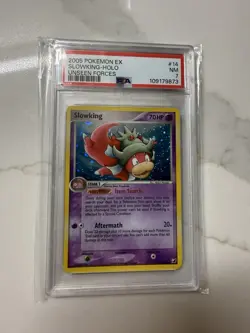 2005 Pokemon EX Unseen Forces Slowking Reverse Holo #14/115 PSA 7 - Image 1