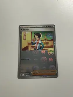 Pokemon TCG Cheren Poke Ball Reverse Holo Black Bolt White Flare 081/086 ENGLISH - Image 1