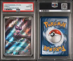 Noibat 2025 POKEMON EN-JOURNEY TOGETHER ILLUSTRATION RARE 169/159 PSA 10 - Image 3