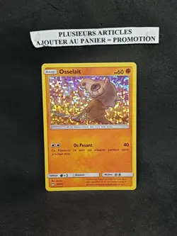 Carte Pokemon Osselait 30/40 Holo Promo McDonald's 2019 Francais - Image 1
