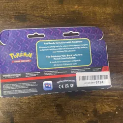Pokemon Back to School Pencil Tin 2024 - 2 Booster Packs Inside - Image 3
