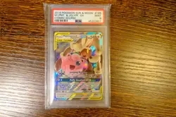 2019 POKEMON Sun Moon MEGA LOPUNNY JIGGLYPUFF GX Cosmic Eclipse #165 PSA 9 Mint - Image 1