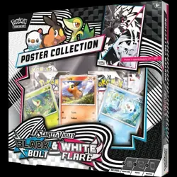 Pokemon TCG: Black Bolt & White Flare- Unova Poster Collection Box - Image 1
