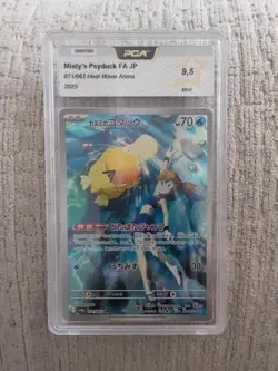 Misty's Psyduck PCA 9,5 AR FA 071/063 sv9a Heat Wave Arena Card Pokemon Japanese - Image 1