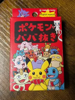 Pokemon Old Maid Babanuki Playing Card Poker Deck Red Limited Sealed New - Image 3