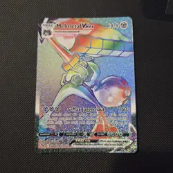 Pokemon Card - Melmetal VMAX 080/078 Pokemon Go Secret Rainbow Rare - Mint/NM - Image 1