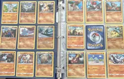 Pokemon Card Binder All Same Type Base+Holo PLUS 1/1 HAND DRAWN ARTWORK ON FRONT - Image 3