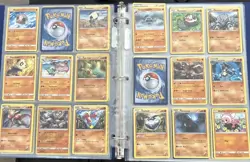 Pokemon Card Binder All Same Type Base+Holo PLUS 1/1 HAND DRAWN ARTWORK ON FRONT - Image 5