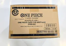 CASE ONE PIECE CARD THE BEST vol.2 PRB-02 JAPAN ver 20 Sealed Box PRB02 - Image 1