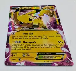 Pikachu EX XY84 Black Star Promo Ultra Rare Holo Pokemon Card TCG - Image 1