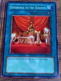 Offerings To The Doomed LON-051 Yu-Gi-Oh! Card Light Play Unlimited - Image 1