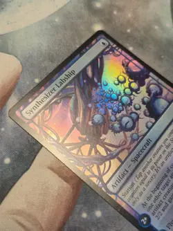 R 0081 Synthesizer Labship FOIL Rare Edge of Eternities MTG EOE Card Spacecraft - Image 2