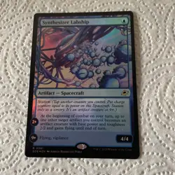 R 0081 Synthesizer Labship FOIL Rare Edge of Eternities MTG EOE Card Spacecraft - Image 1