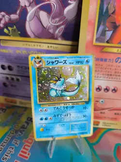 Pokemon Karte Card Aquana Vaporeon Jungle Dschungel 1997 Holo Wotc japanese VG - Image 1